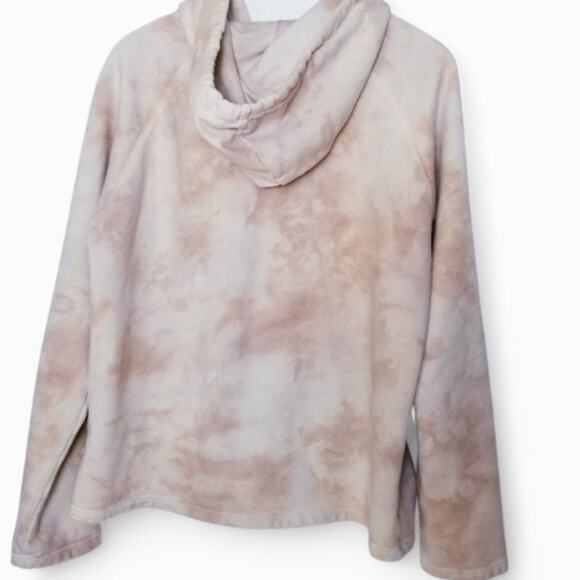 HUDSON JEANS Los Angeles Live-In Tie Dye 100% Cotton Hoodie Sweatshirt - L - Picture 4 of 8